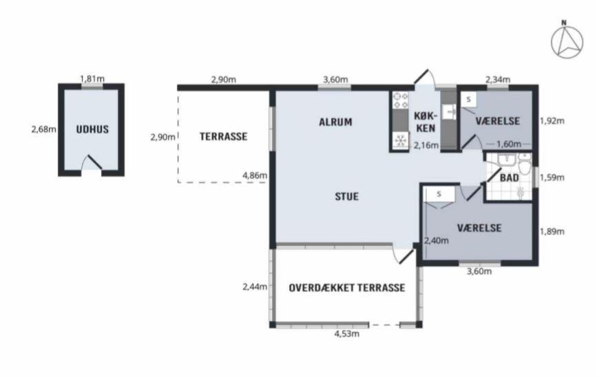 Charmerende Sommerhus I Øster Hurup Exterior foto